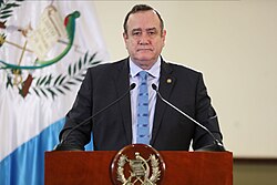 Giammattei como presidente de Guatemala